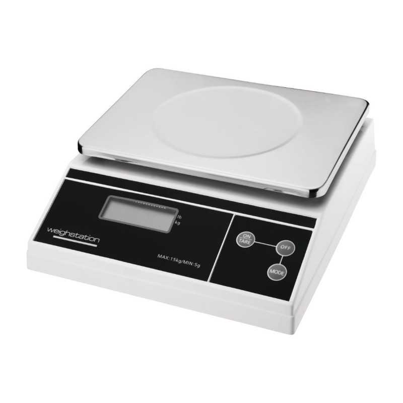 Equipement professionnel cuisine - %category_name% : Balance électronique -  15 kg - Plateau