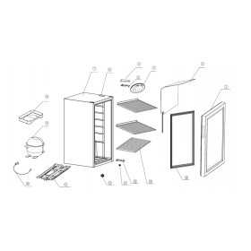 Armoire réfrigérée positive 88L - POLAR