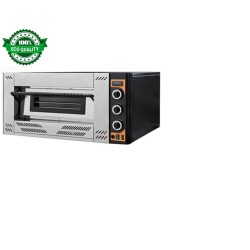 Four à pizzas gaz 6 pizzas- 6*30cm -RG6 - RESTO ITALIA - gaz de ville / bouteille