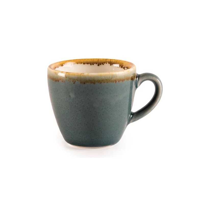 Tasses expresso - 85 ml - Couleur océan - Olympia Kiln - Lot de 6