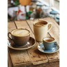 Tasses expresso - 85 ml - Couleur océan - Olympia Kiln - Lot de 6