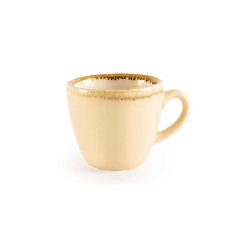 Tasses expresso - 85 ml - Couleur sable / beige - Olympia Kiln - Lot de 6