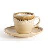 Tasses expresso - 85 ml - Couleur sable / beige - Olympia Kiln - Lot de 6