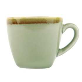 Tasses expresso - 85 ml - Couleur mousse / vert clair - Olympia Kiln - Lot de 6