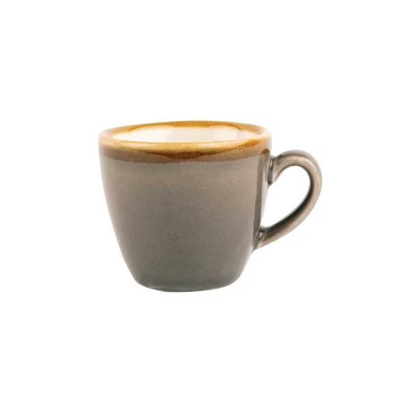 Tasses expresso - 85 ml - Couleur grise - Olympia Kiln - Lot de 6