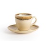 Soucoupes pour tasse à expresso - Couleur sable / beige - Pour GP328 - Olympia Kiln - Lot de 6