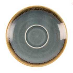 Soucoupes pour tasse à expresso - Couleur océan - Pour GP344 - Olympia Kiln - Lot de 6