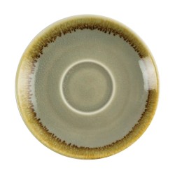 Soucoupes pour tasse à expresso - Couleur mousse / vert clair - Pour GP476 - Olympia Kiln - Lot de 6