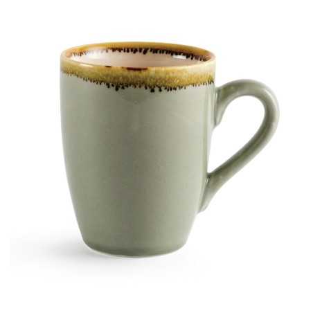 Tasses mug - 340 ml - Couleur mousse / vert clair - Olympia Kiln - Lot de 6