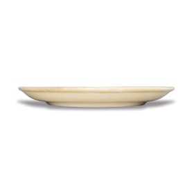 Assiettes rondes & plates - 230 mm - Couleur sable / beige - Kiln Olympia - Lot de 6