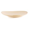 Assiettes triangulaire - 280 mm - Couleur sable / beige - Kiln Olympia - Lot de 4