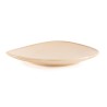 Assiettes triangulaire - 280 mm - Couleur sable / beige - Kiln Olympia - Lot de 4