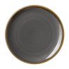 Assiettes rondes & plates - 280 mm - Couleur grise - Kiln Olympia - Lot de 4