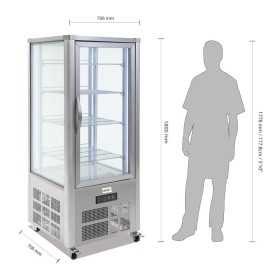 Vitrine réfrigérée positive ventilée 400 L