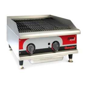 Grill charcoal gaz avec radiants - largeur 610mm