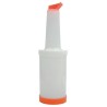 Bouteille verseuse - Orange - 1 L.