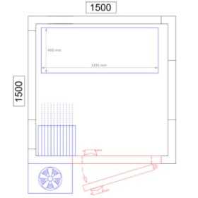 Etagère chambre froide de 2 à 5m³