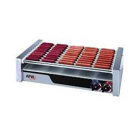 Grill saucisse rotatif chromé - largeur 883mm