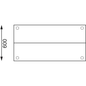 Table inox avec 2 étagères supérieures - AISI 430 - 1200 (L) x 600 (P) x 1500 (H) mm