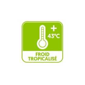 Soubassement réfrigéré - Tropicalisé - 4 portes - GN1/1 - 420 L. - 2230 (L) x 700 (P) mm - Classe T