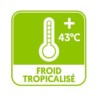 Soubassement réfrigéré - Tropicalisé - 4 portes - GN1/1 - 420 L. - 2230 (L) x 700 (P) mm - Classe T
