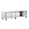 Soubassement réfrigéré - Tropicalisé - 4 portes - GN1/1 - 420 L. - 2230 (L) x 700 (P) mm - Classe T