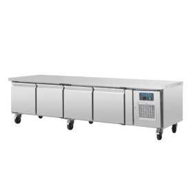 Soubassement réfrigéré - Tropicalisé - 4 portes - GN1/1 - 420 L. - 2230 (L) x 700 (P) mm - Classe T