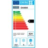 Soubassement réfrigéré - Tropicalisé - 4 portes - GN1/1 - 420 L. - 2230 (L) x 700 (P) mm - Classe T