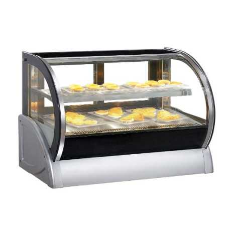 Vitrine chauffante - 224 L - 1500 x 550 x 790 mm - Garantie 1 an