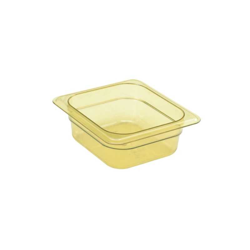 Bac plastique hautes températures - GN 1/6 - 65 mm - 1 L