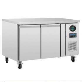 Table réfrigérée négative - GN 1/1 - Garantie 2 ans - 282 L. - 2 portes - 1360 (L) x 700 (P) mm - Classe N