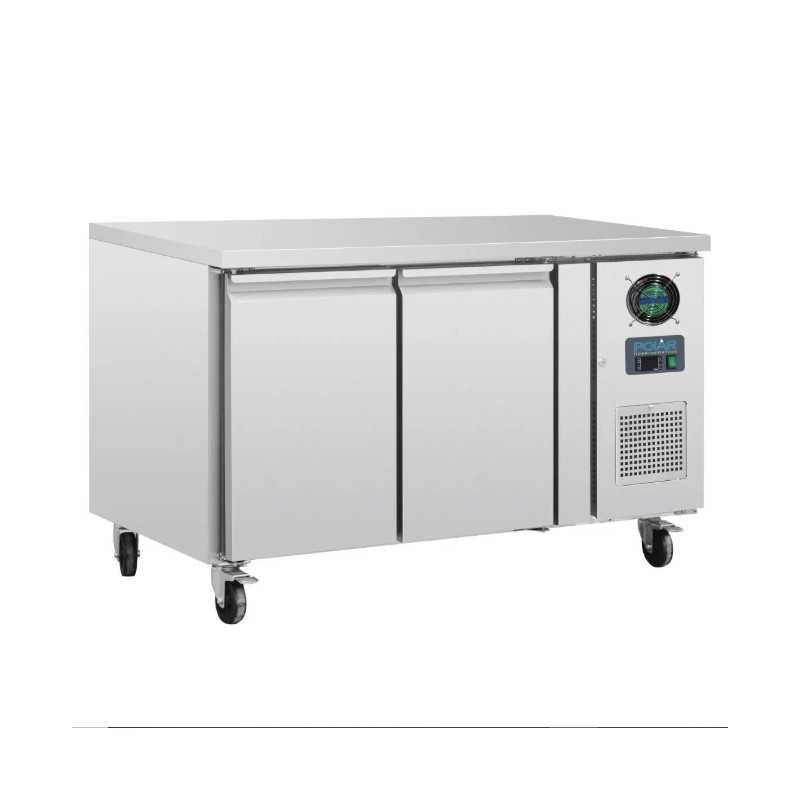 Table réfrigérée négative - GN 1/1 - Garantie 2 ans - 282 L. - 2 portes - 1360 (L) x 700 (P) mm - Classe N Table réfrigérée négative - GN 1/1 - Garantie 2 ans - 282 L. - 2 portes - 1360 (L) x 700 (P) mm - Classe N