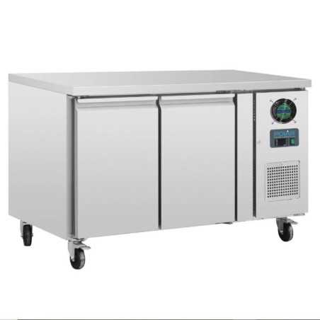 Table réfrigérée négative - GN 1/1 - Garantie 2 ans - 282 L. - 2 portes - 1360 (L) x 700 (P) mm - Classe N