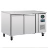 Table réfrigérée négative - GN 1/1 - Garantie 2 ans - 282 L. - 2 portes - 1360 (L) x 700 (P) mm - Classe N