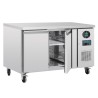 Table réfrigérée négative - GN 1/1 - Garantie 2 ans - 282 L. - 2 portes - 1360 (L) x 700 (P) mm - Classe N