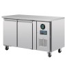 Table réfrigérée négative - GN 1/1 - Garantie 2 ans - 282 L. - 2 portes - 1360 (L) x 700 (P) mm - Classe N