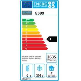 Table réfrigérée négative - GN 1/1 - Garantie 2 ans - 282 L. - 2 portes - 1360 (L) x 700 (P) mm - Classe N