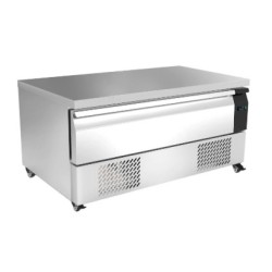 Soubassement réfrigéré négatif - 1 tiroir - GN 1/1 + GN 2/1 - 113 L. - 1230 (L) x 700 (P) mm - Classe N