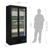 Armoire réfrigérée vitrée positive 490L - POLAR