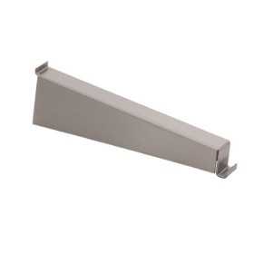 Equerre réglable pour étagère murale - Inox - 400 mm