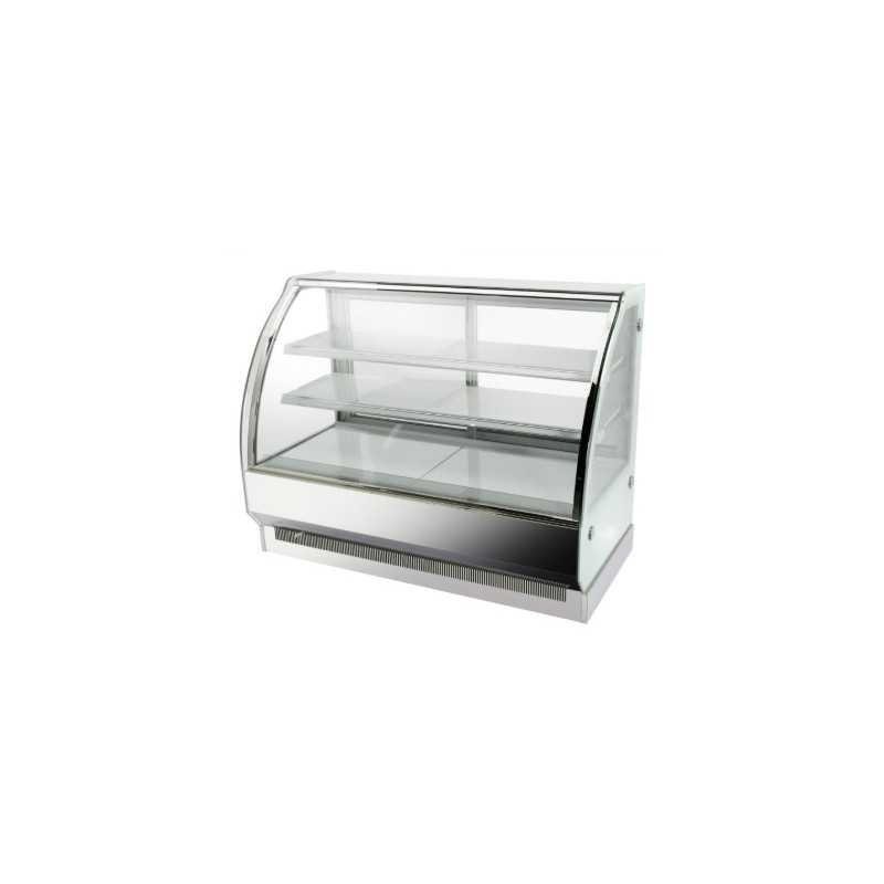 Vitrine réfrigérée positive - Bombée - 420 L. - 1200 (L) x 740 (P) x 1200 (H) mm - Avec éclairage - Classe N Vitrine réfrigérée positive - Bombée - 420 L. - 1200 (L) x 740 (P) x 1200 (H) mm - Avec éclairage - Classe N