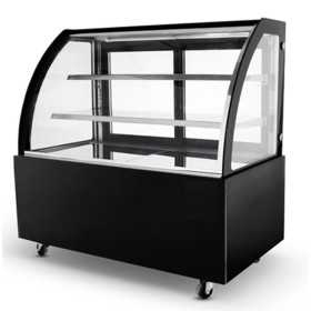 Vitrine réfrigérée positive 370 L - 120(L) x 660 (P) x 1200 (H) mm - Avec éclairage