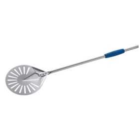 Pelle à pizza professionnelle XXL, Glissière à pizza en aluminium avec  poignée en bois, Spatule à pain carrée, Accessoires indispensables pour les