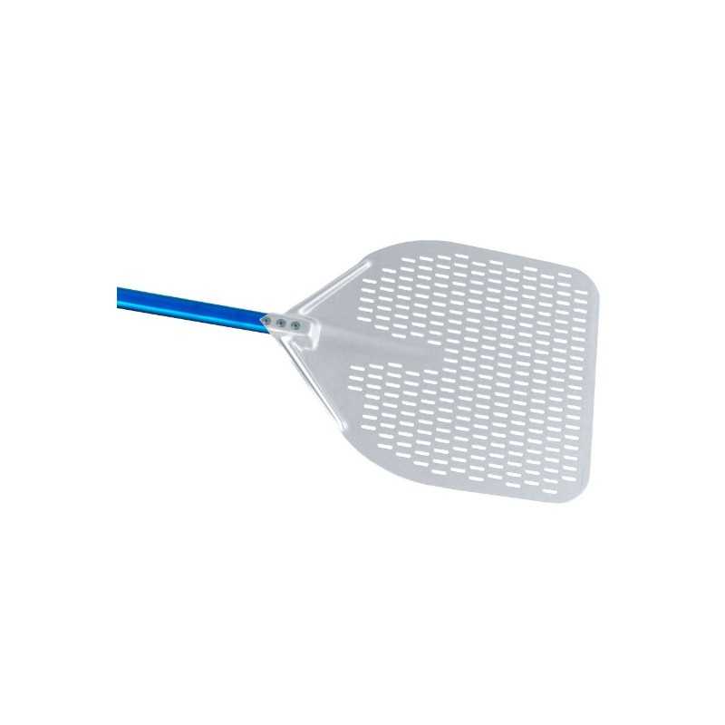 Set de 2 pelles a pizza 33 x 33 cm et Ø 22 Cm + Brosse Manche 150 cm  Qualité professionnelle BellaNapoli