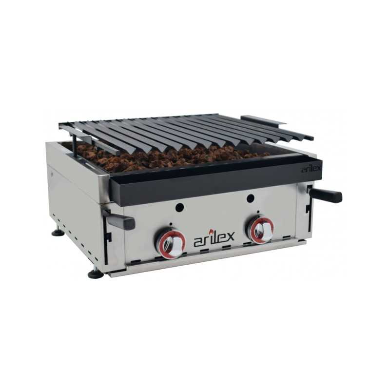 Grills à la pierre de lave gaz avec grille en acier inox - PBI120