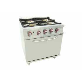 Fourneau 4 feux gaz sur four gaz MODULAR- SERIE 700