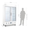 Armoire réfrigérée vitrée positive coulissante 944L - POLAR