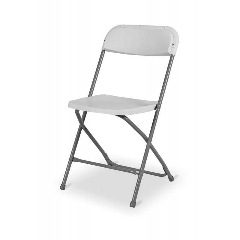 Equipement professionnel cuisine - %category_name% : Chaise Pliante blanche  de réception