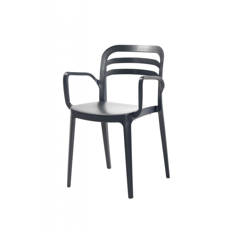 Chaise de bistrot anthracite