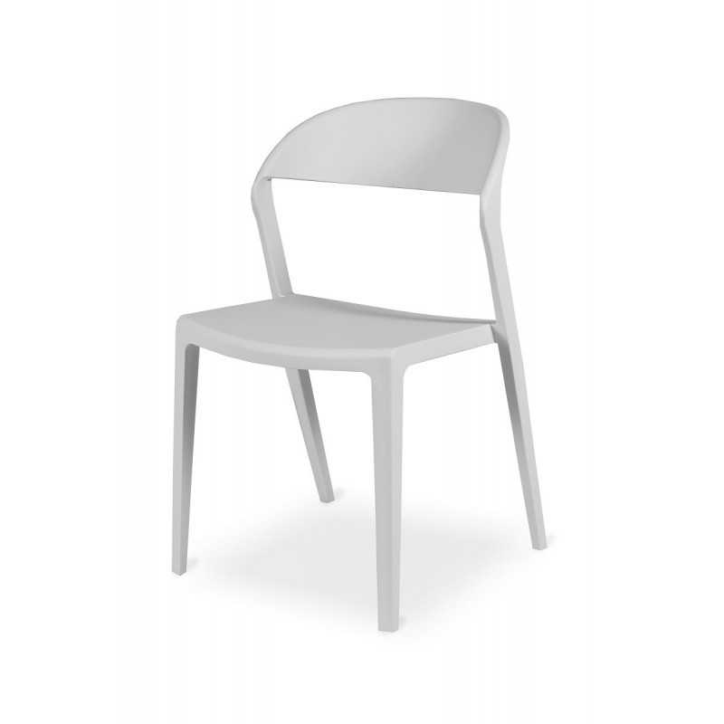 Chaise de bistrot blanche